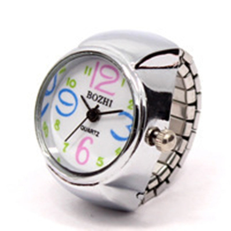 Unisex Personalized Ring Watch Korean Alloy Design, Couple's Timepiece