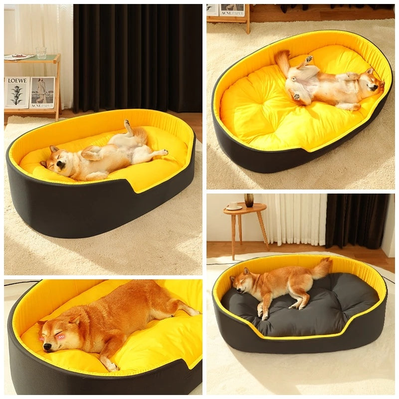 Soft Dog Bed & Cat Nest Cozy Pet Sleeping Mat for Dogs & Cats