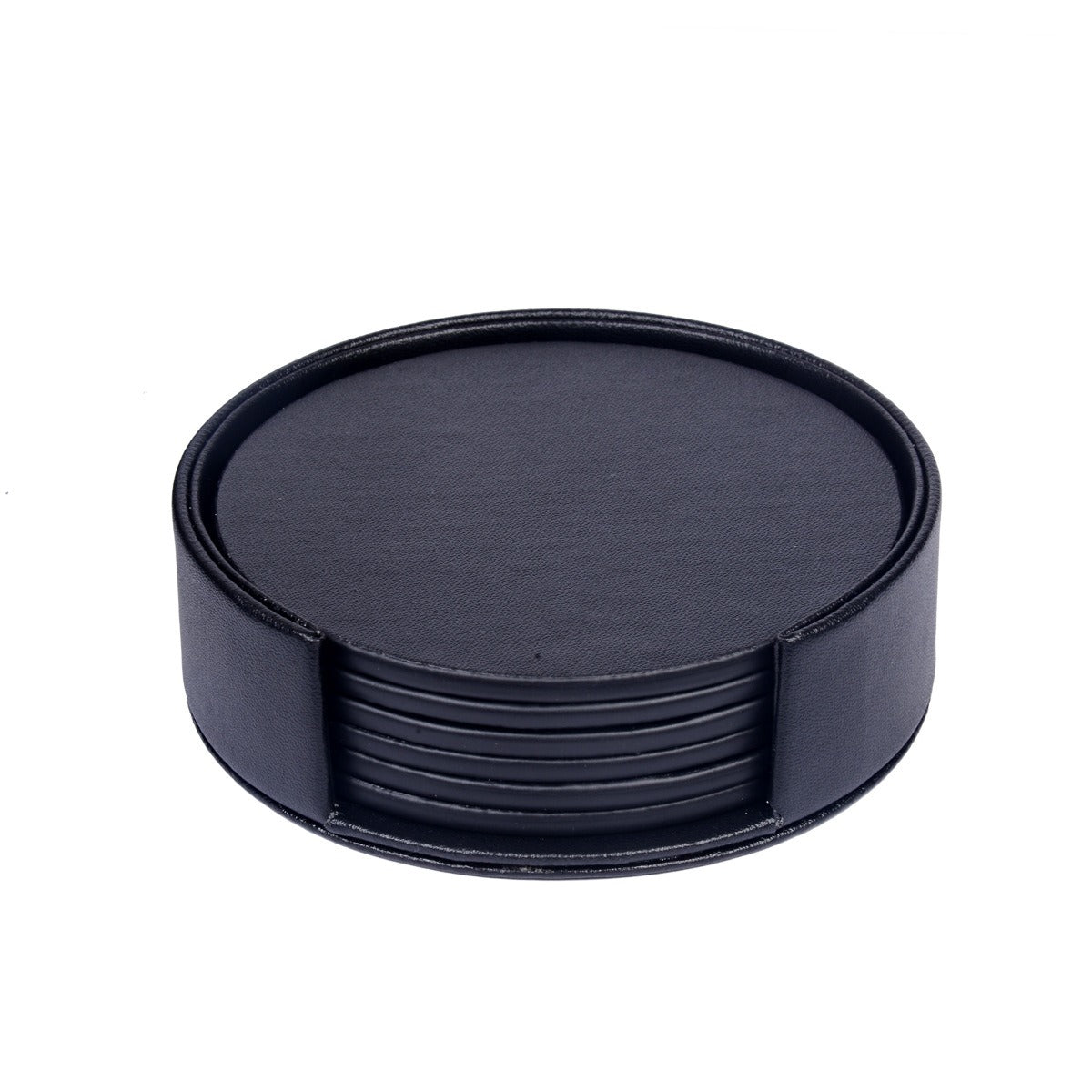 Creative PU Leather Coaster Square Insulated Tea & Water Cushion Pad