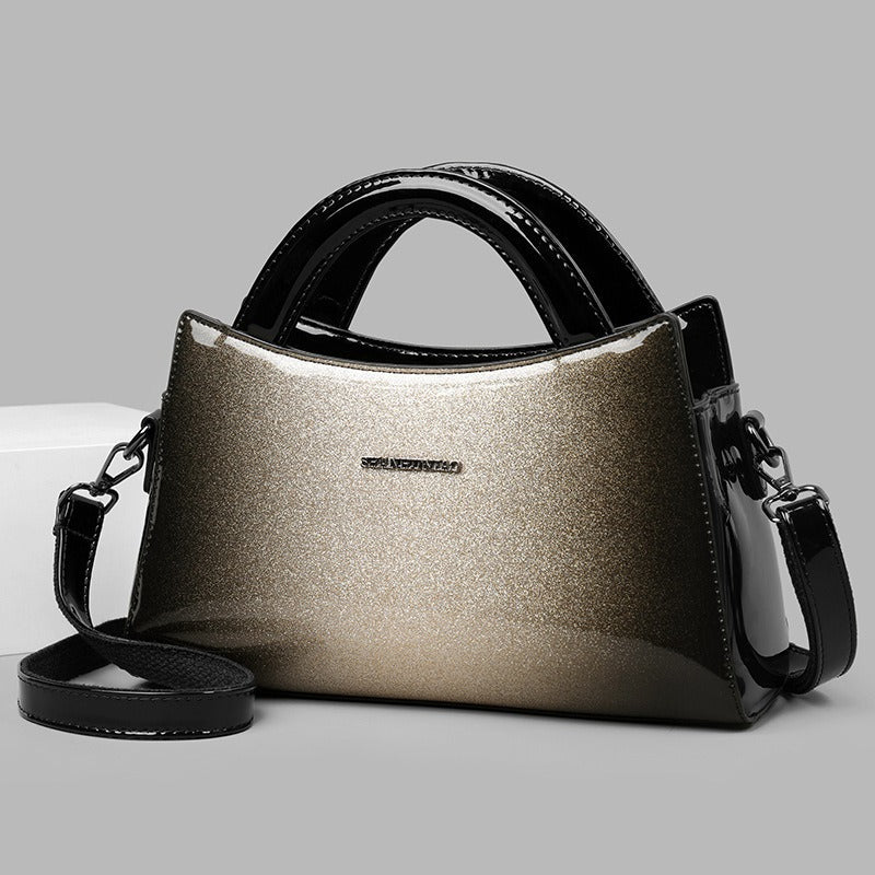 Elegant PU Soft Leather Messenger Bag –Stylish Solid Color, Lightweight Casual Shoulder Handbag for Women