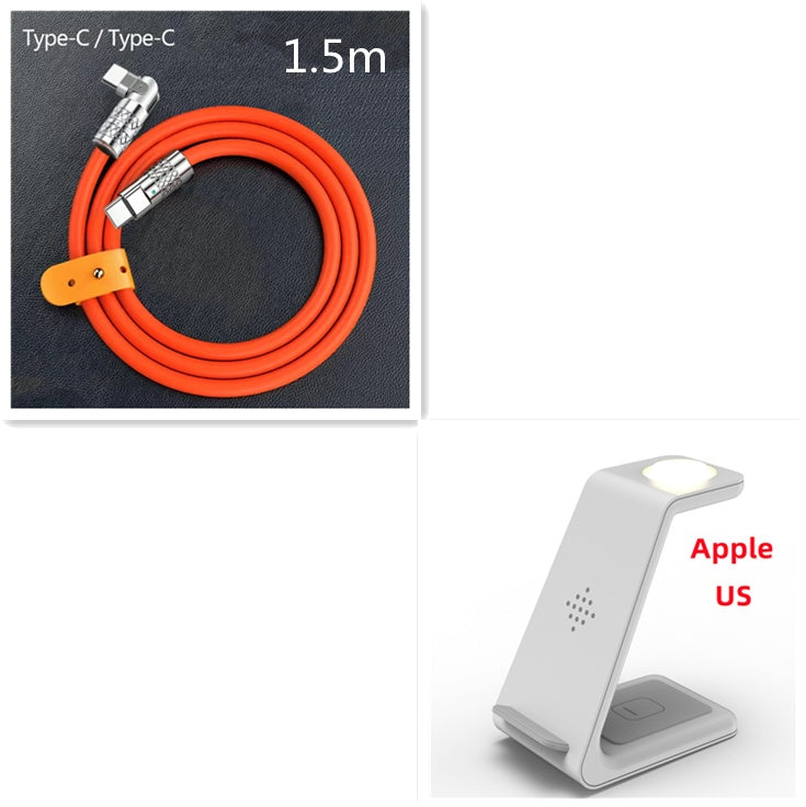 3-in-1 Wireless Fast Charging Station | Quick Charge Dock & Phone Holder