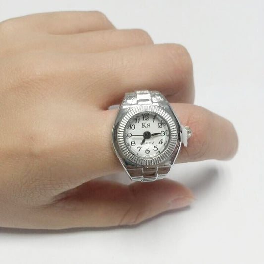 Minimalist Alloy Ring Watch Creative All-Match Design