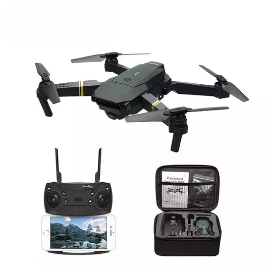E58 Foldable Aerial Drone with HD Camera, Portable RC Quadcopter for Beginners & Travel
