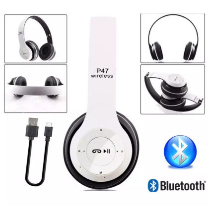 P47 Wireless Gaming Headset | Bluetooth Stereo Over-Ear Headphone
