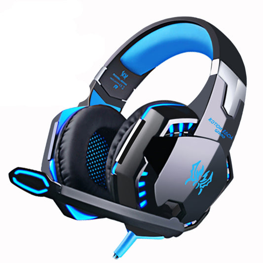 Heavy Bass Gaming Headset with Microphone | Noise Reduction Over-Ear Headphones