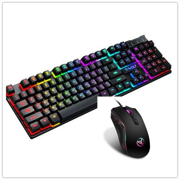 “Gaming USB Wired Keyboard | Luminous Floating Keys for PC”