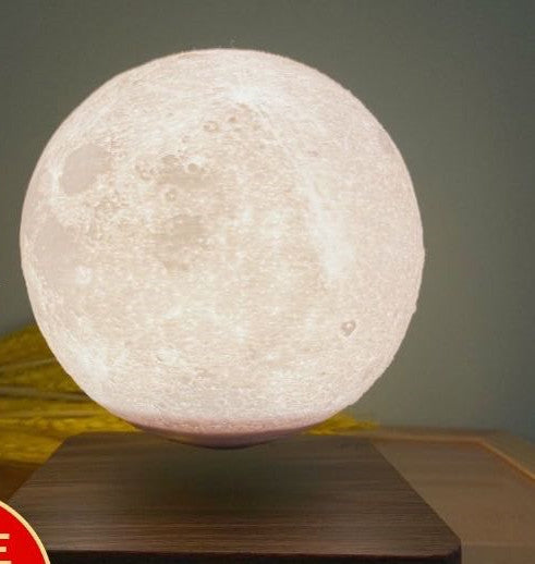 Magnetic Levitation Moon Lamp 3D Planet Night Light for Home & Office
