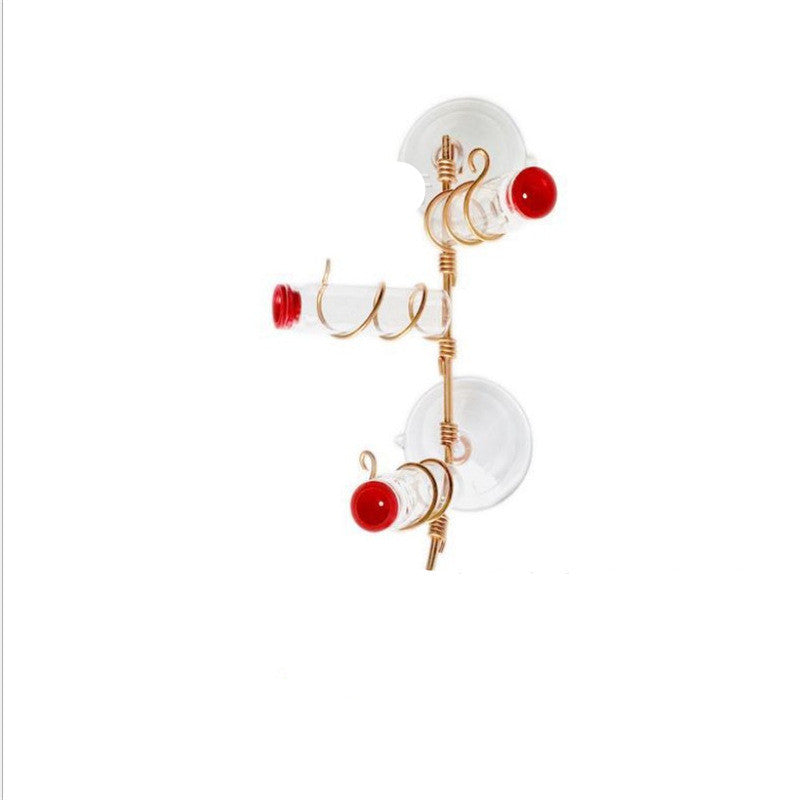 Hummingbird Feeder with Suction Cup – Easy Clean Wild Bird Feeder for Garden & Deck