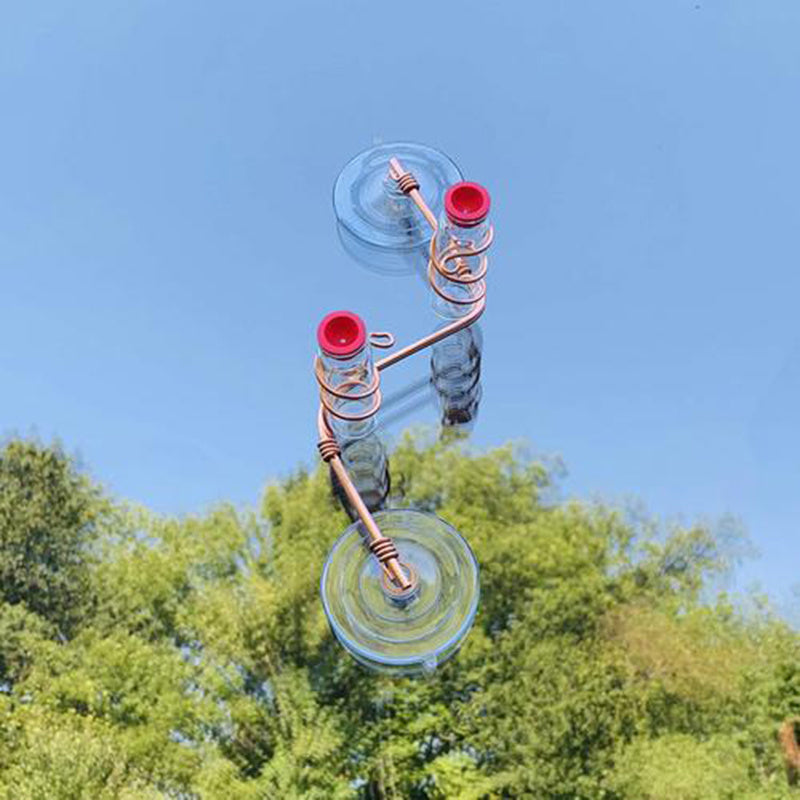 Hummingbird Feeder with Suction Cup – Easy Clean Wild Bird Feeder for Garden & Deck