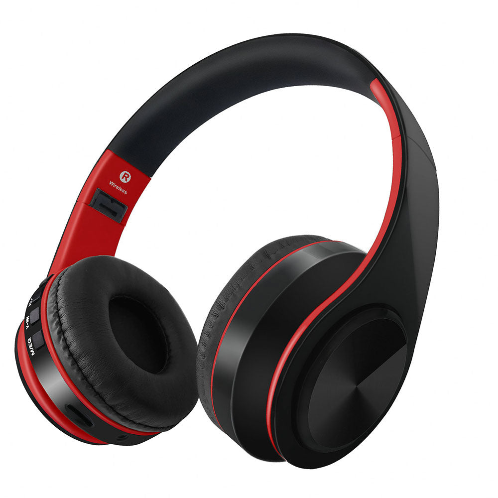 HiFi Wireless Bluetooth Headphones with Mic | Stereo Music & Sports Headset (FM & SD Card Support)