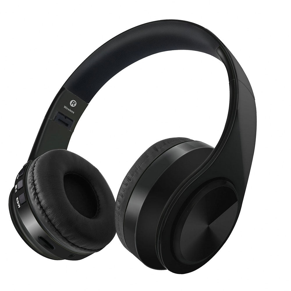 HiFi Wireless Bluetooth Headphones with Mic | Stereo Music & Sports Headset (FM & SD Card Support)