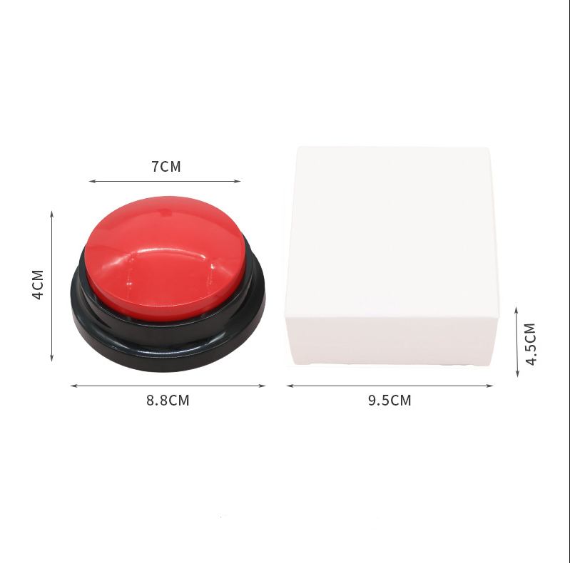 Dog & Cat Talking Button – Pet Communication Key with Voice Recording & Training Toy