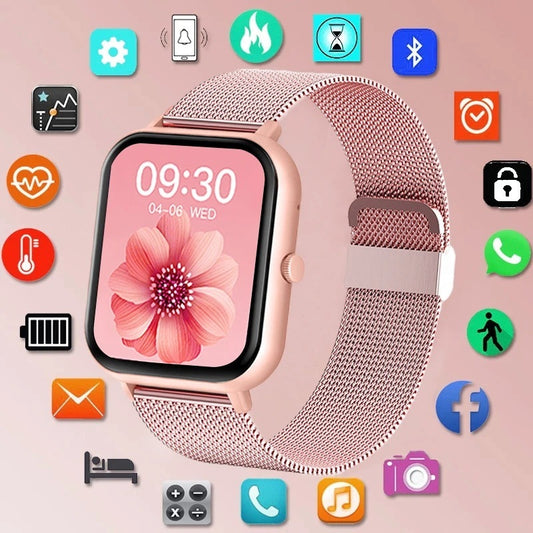 ZL54C Smartwatch AI Voice Assistant, Heart Rate, Blood Oxygen & Sleep Monitor