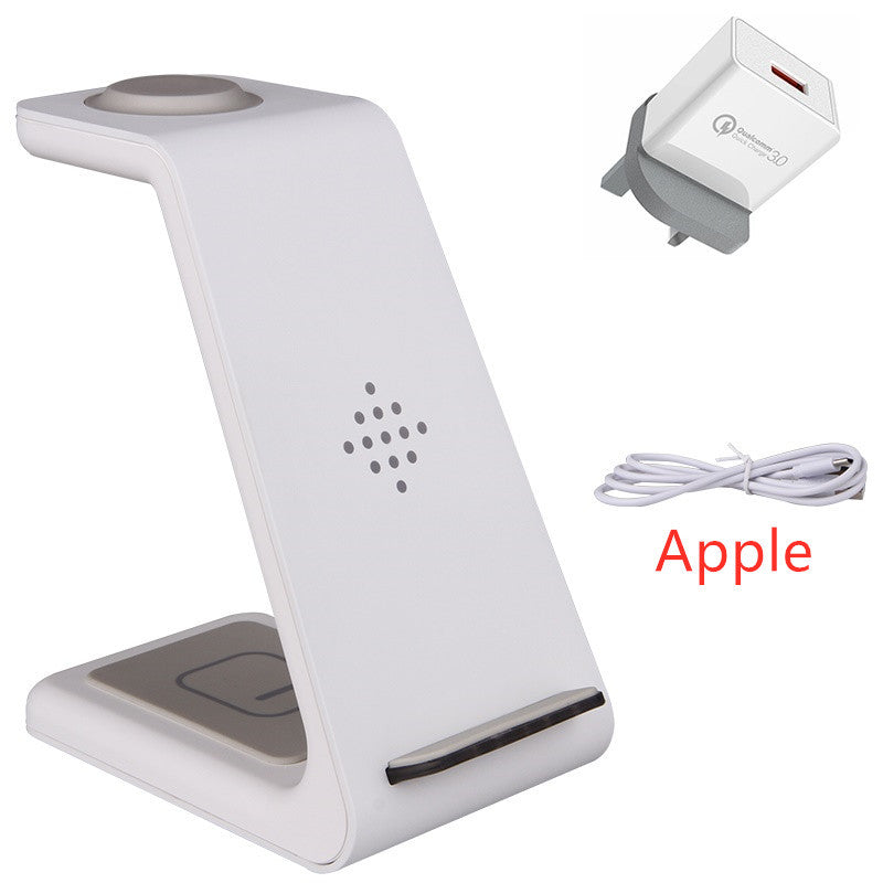 3-in-1 Wireless Fast Charging Station | Quick Charge Dock & Phone Holder