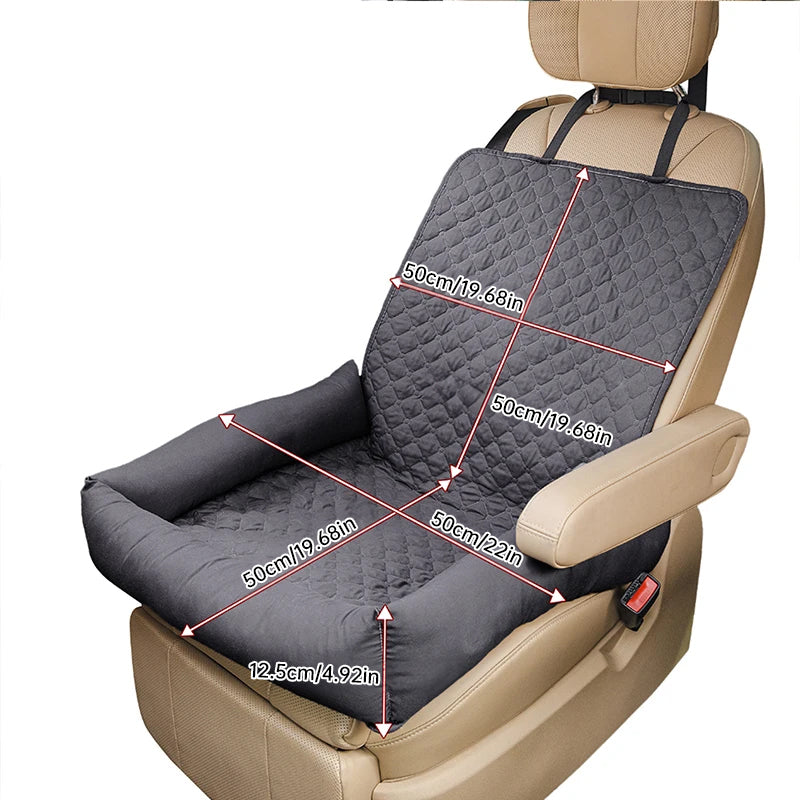 Waterproof Pet Car Seat Cover & Nest Anti-Dirt Protection for Small & Medium Dogs & Cats