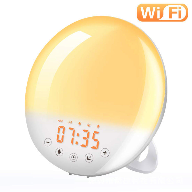 Wi-Fi Smart Alarm Clock with Sunrise Wake-up Light & Voice Control