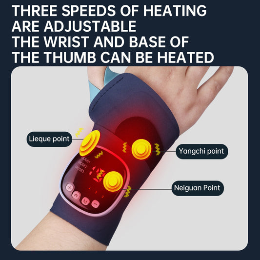 EMS Smart Tendon Sheath Wristband Hand Heating with Hot Compress & Massage Function