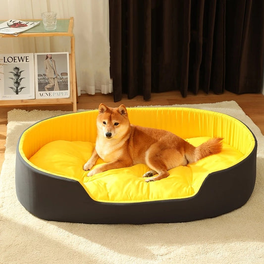 Soft Dog Bed & Cat Nest Cozy Pet Sleeping Mat for Dogs & Cats