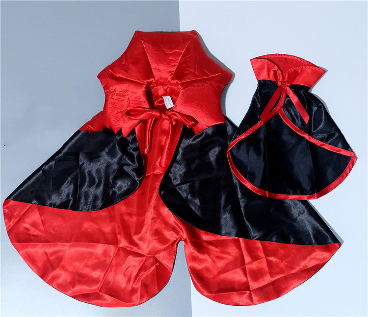 Halloween Pet Costume Vampire King Cape for Cats & Dogs