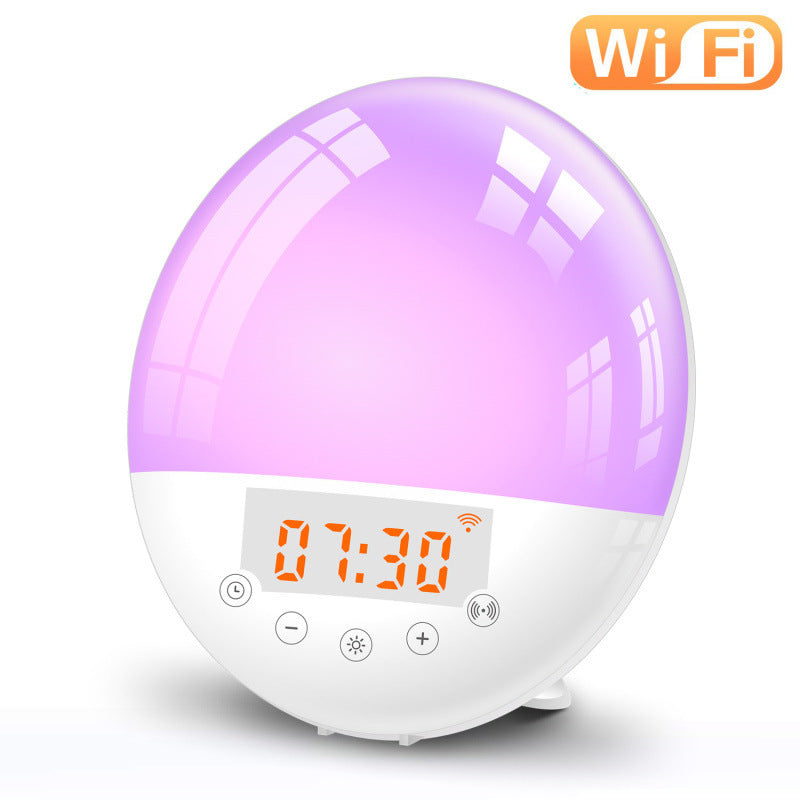 Wi-Fi Smart Alarm Clock with Sunrise Wake-up Light & Voice Control