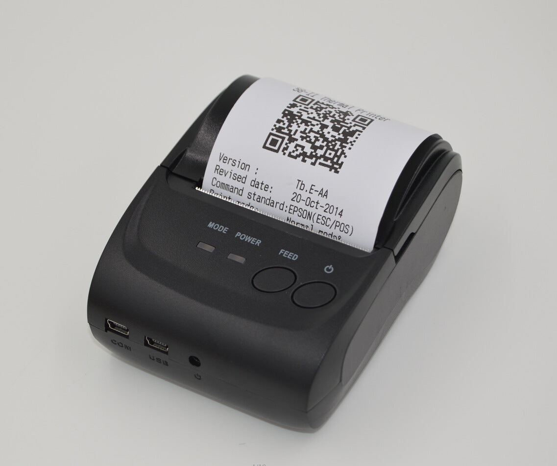 Portable Wireless Bluetooth Thermal Printer for Phones & Tablets USB & Mobile Compatible