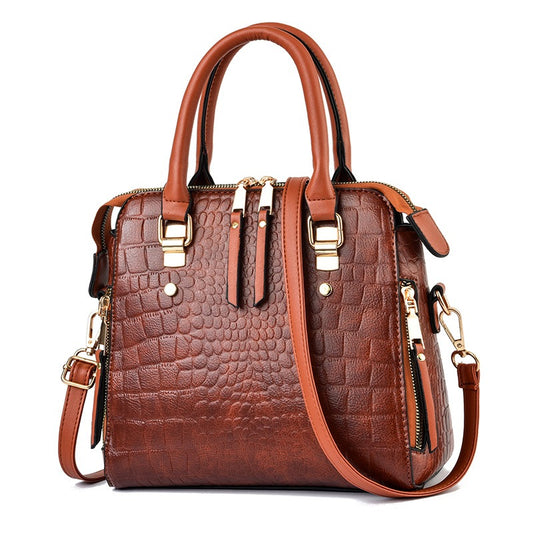 New Korean-Style Women's Bag Set Sweet & Fashionable, Crossbody or One-Shoulder Handbag