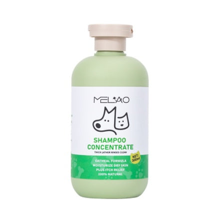 Gentle Oat Pet Shampoo Natural Bath Care for Dogs & Cats