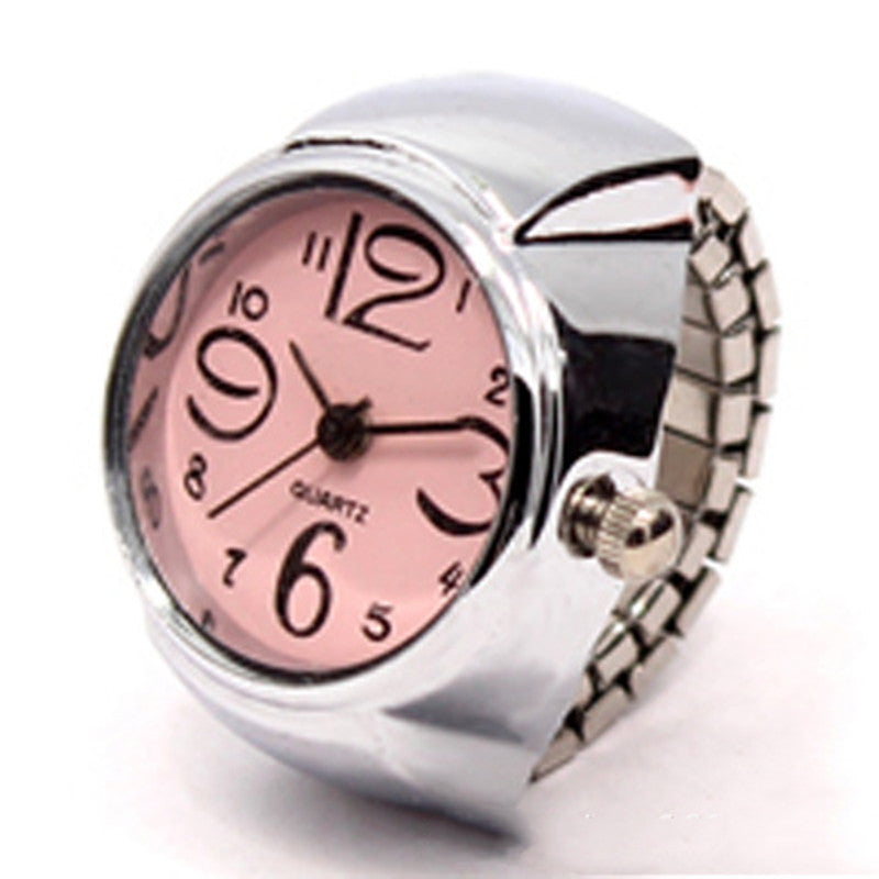 Unisex Personalized Ring Watch Korean Alloy Design, Couple's Timepiece