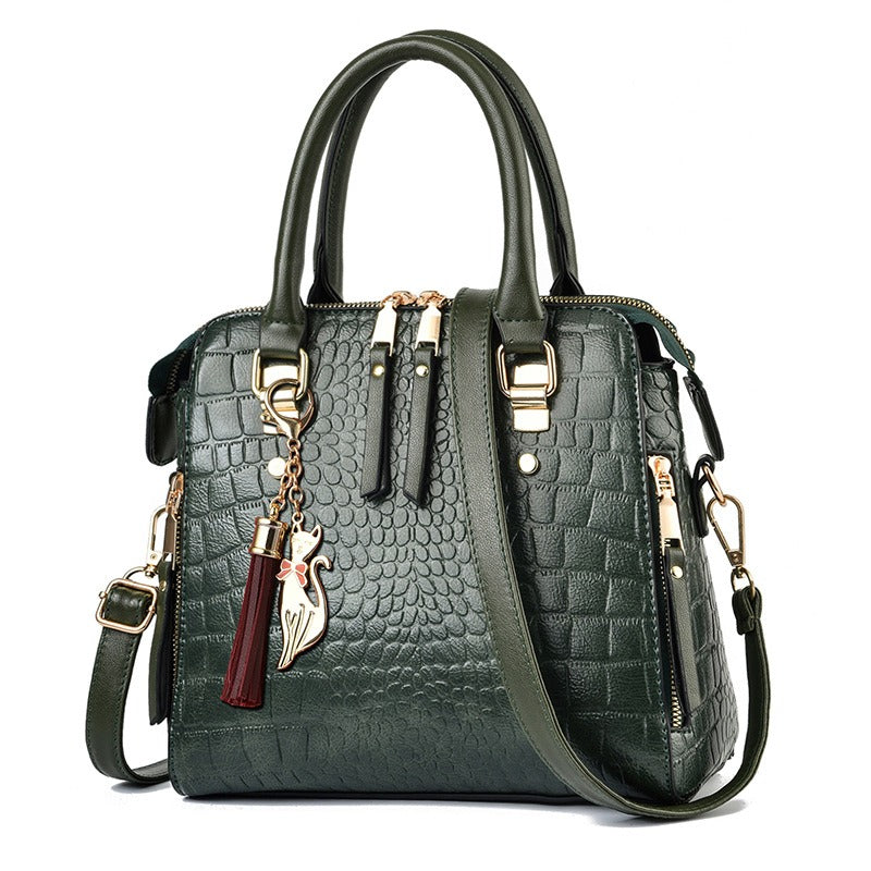 New Korean-Style Women's Bag Set Sweet & Fashionable, Crossbody or One-Shoulder Handbag