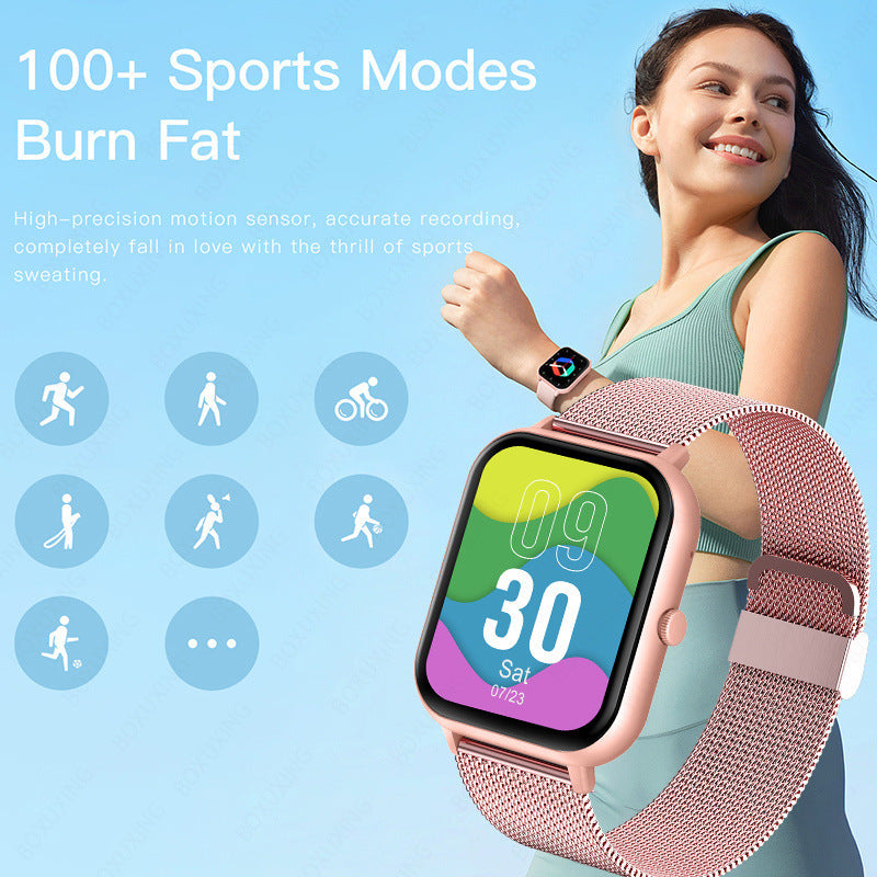 ZL54C Smartwatch AI Voice Assistant, Heart Rate, Blood Oxygen & Sleep Monitor