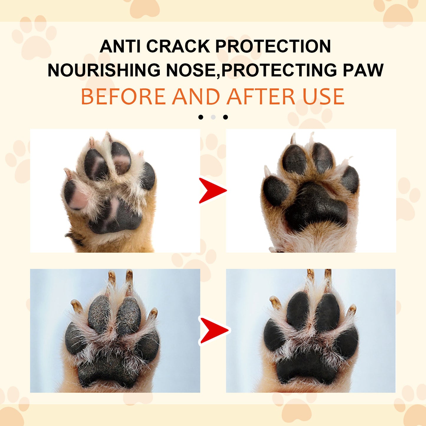 Pet Moisturizing Claw Balm Deep Foot Pad Care Cream for Cats & Dogs