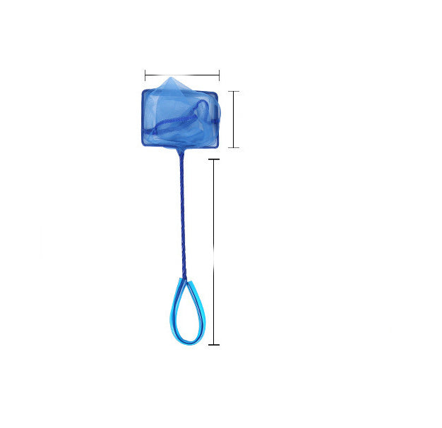 Telescopic Fish Tank Net Round & Square Aquarium Fishing Net for Small Fish