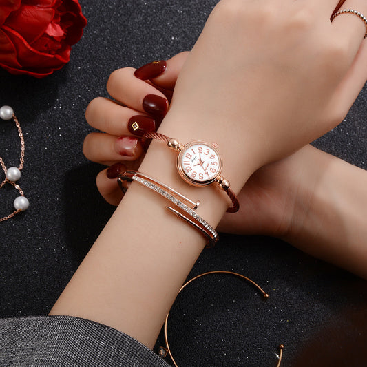 Trendy Alloy Fashion Watch Student & Casual Unisex Wristwatch