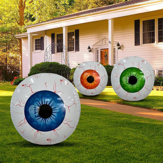 Halloween Eyeball Balloons – Inflatable Party Decoration for Spooky Events
