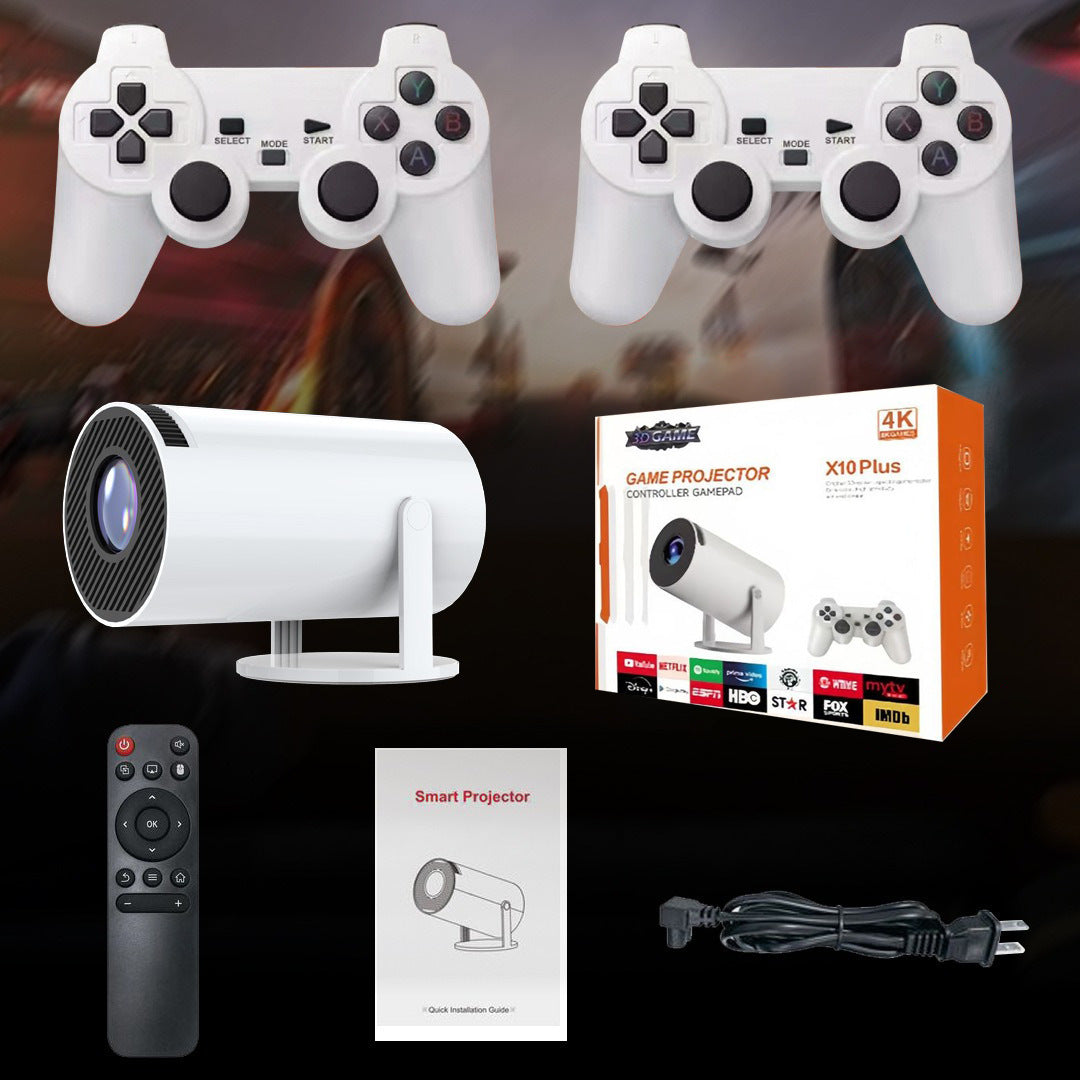 Barrel X10 Plus Portable HD Projector Smart Home & Gaming Theater