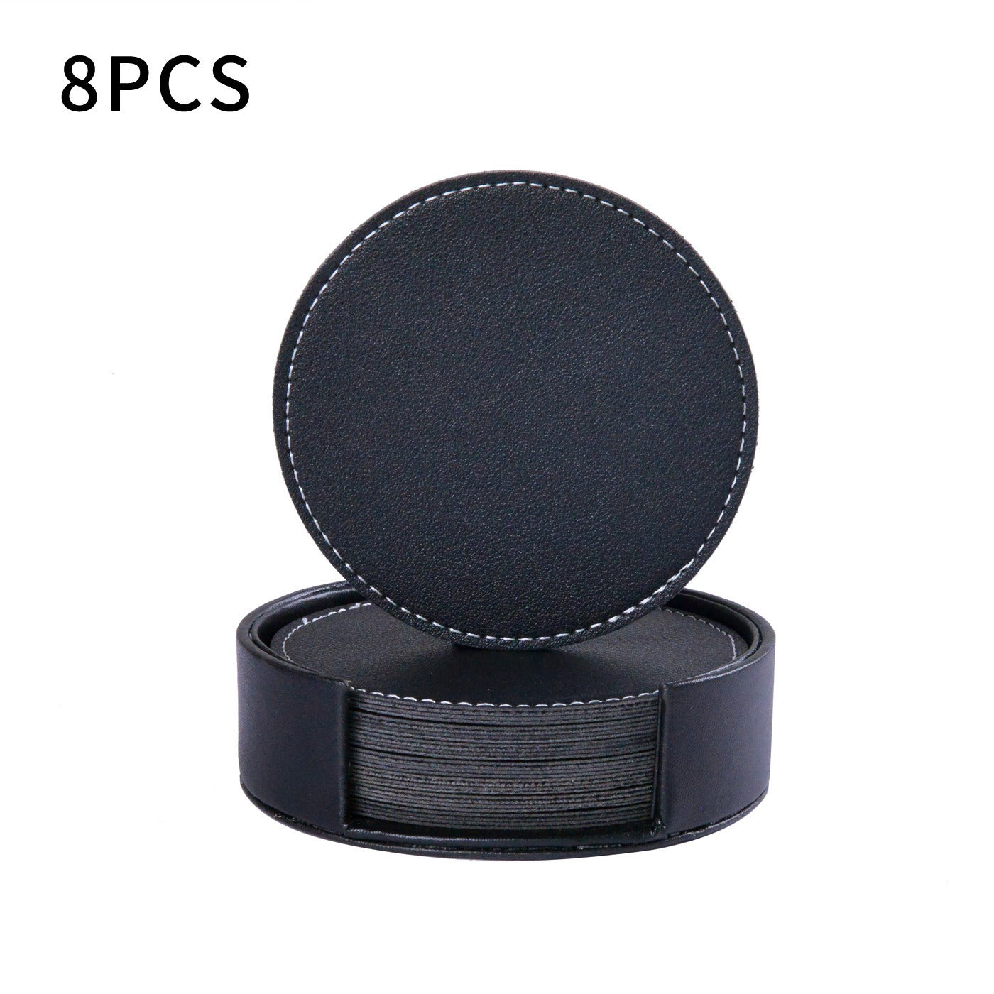 Creative PU Leather Coaster Square Insulated Tea & Water Cushion Pad