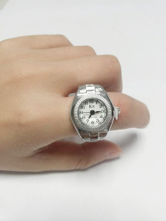 Minimalist Alloy Ring Watch Creative All-Match Design