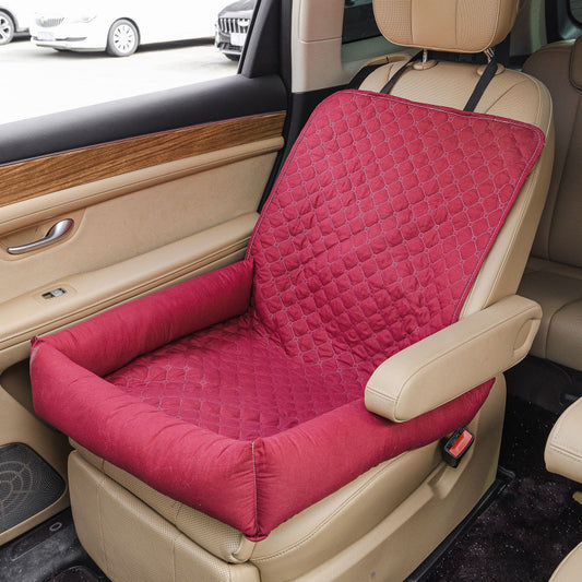 Waterproof Pet Car Seat Cover & Nest Anti-Dirt Protection for Small & Medium Dogs & Cats