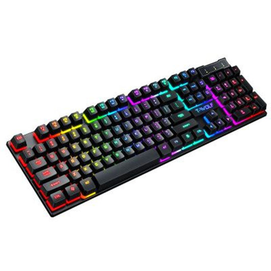 “Gaming USB Wired Keyboard | Luminous Floating Keys for PC”