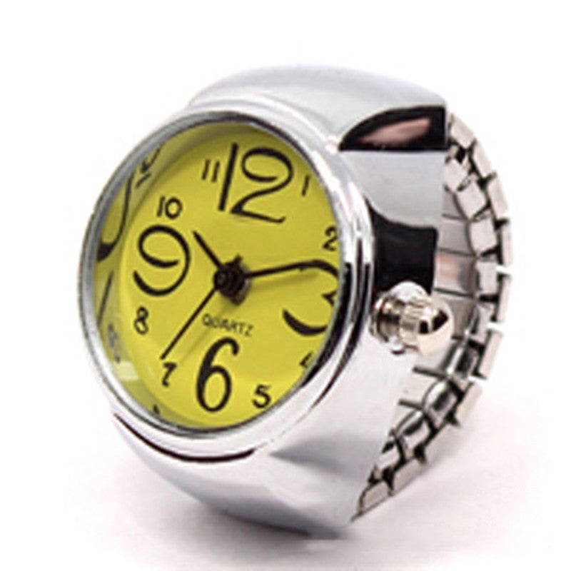 Unisex Personalized Ring Watch Korean Alloy Design, Couple's Timepiece