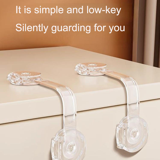 Infant & Child Safety Lock – Anti-Opening Drawer, Cabinet & Refrigerator Lock, Transparent Multifunctional