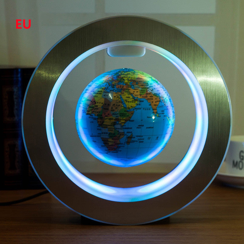Round LED Floating Globe | Magnetic Levitation Anti-Gravity World Map Light