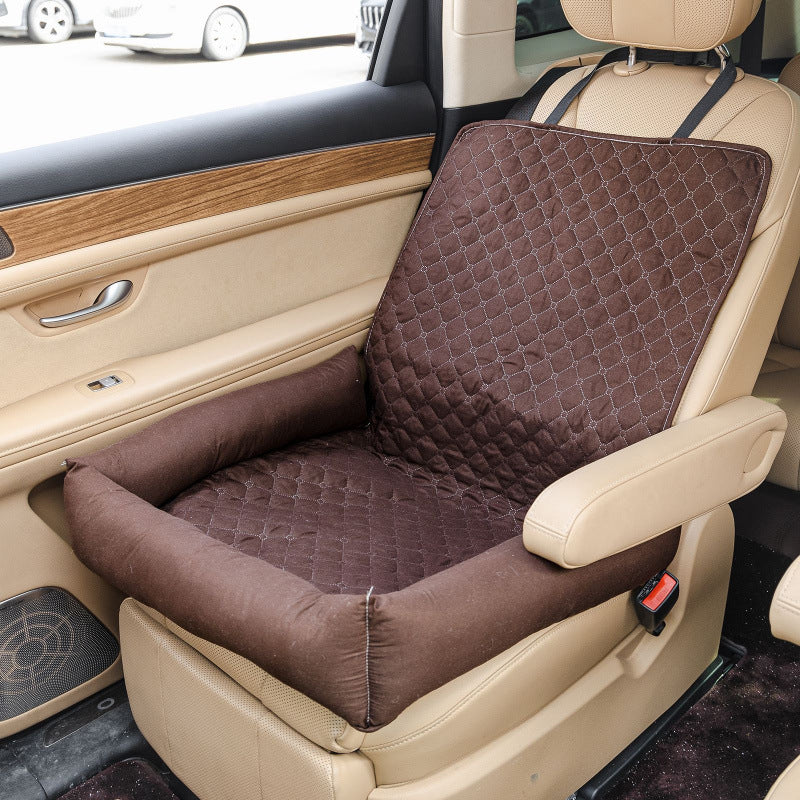 Waterproof Pet Car Seat Cover & Nest Anti-Dirt Protection for Small & Medium Dogs & Cats