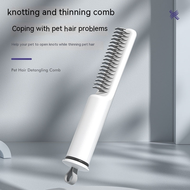 3-in-1 Pet Grooming Comb – Hair Unknotting & Deshedding Tool for Cats & Dogs