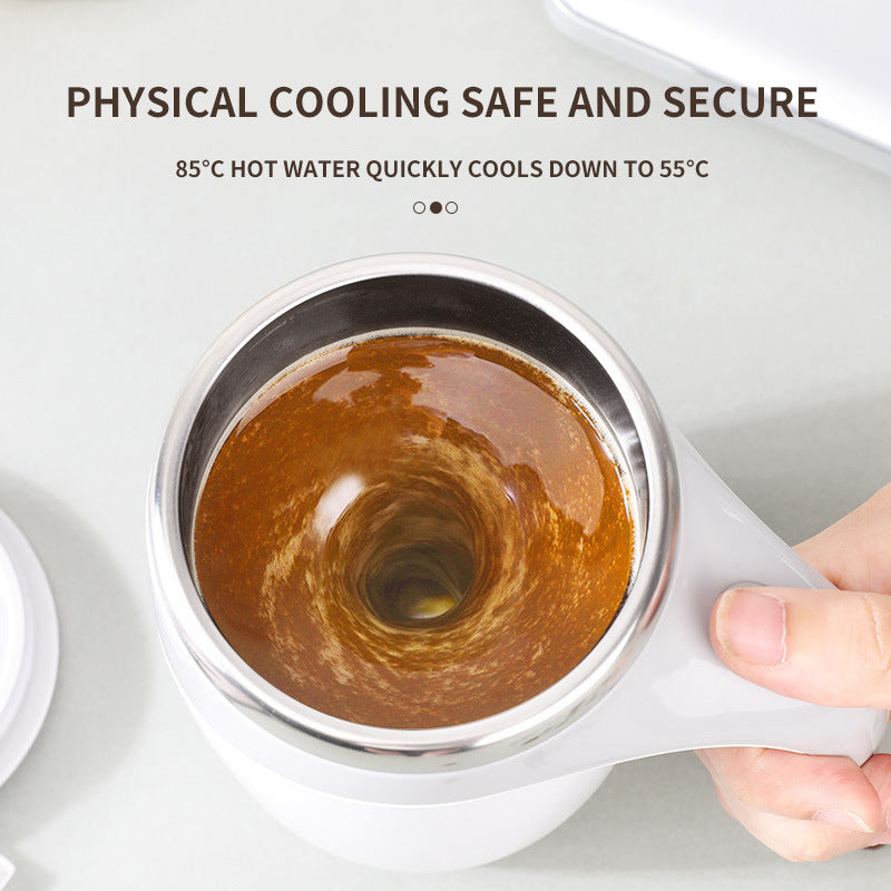 Rechargeable Automatic Magnetic Stirring Coffee Cup Self Stirring Mug for Milkshakes & Drinks