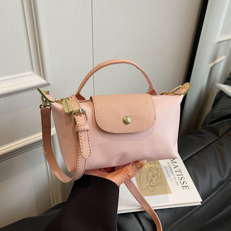 2025 Women’s Mini Dumpling Handbag High-End Nylon, Stylish Shoulder & Crossbody Phone Bag