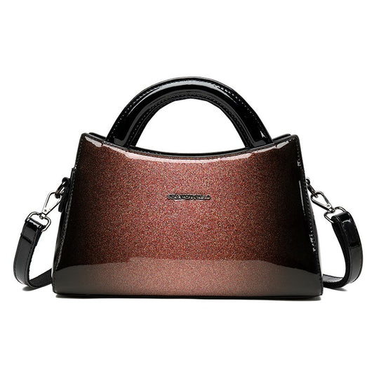 Elegant PU Soft Leather Messenger Bag –Stylish Solid Color, Lightweight Casual Shoulder Handbag for Women