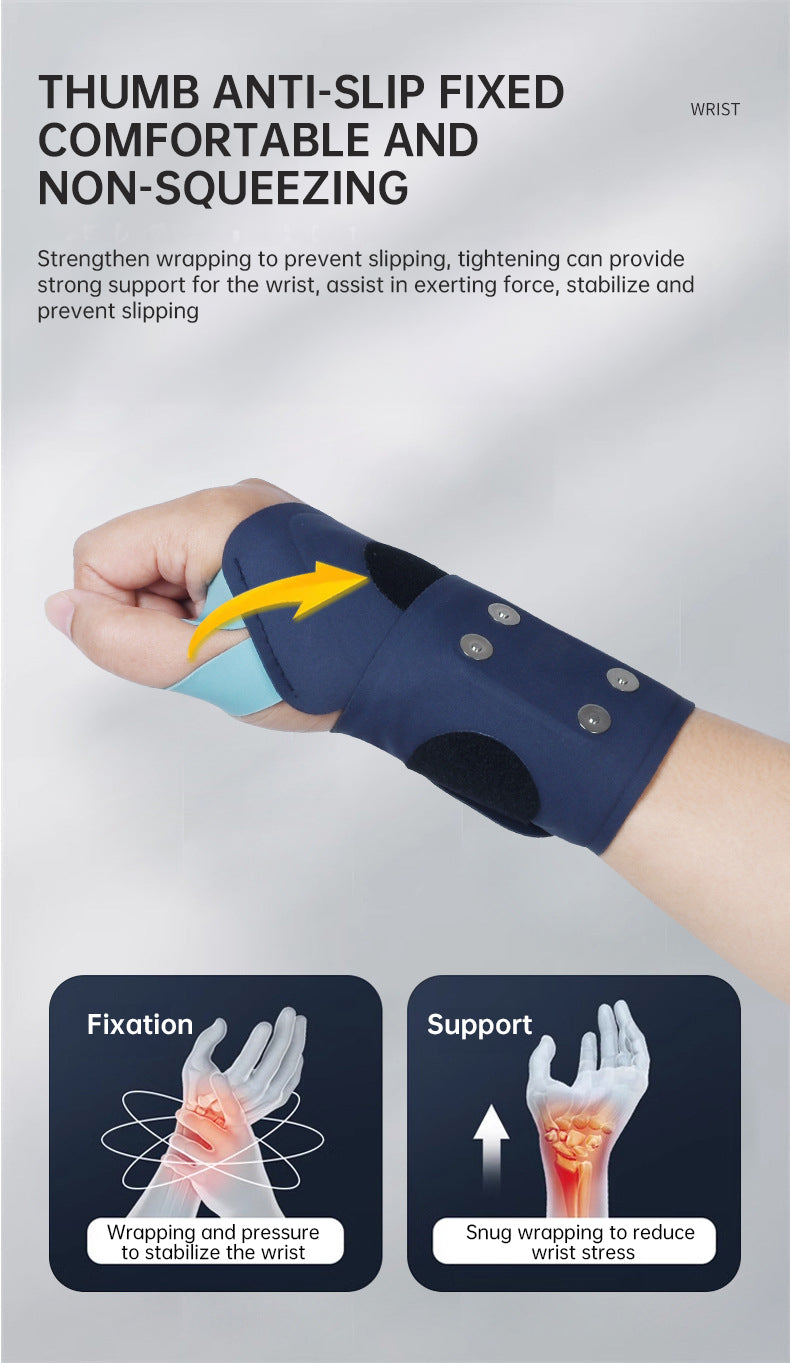 EMS Smart Tendon Sheath Wristband Hand Heating with Hot Compress & Massage Function
