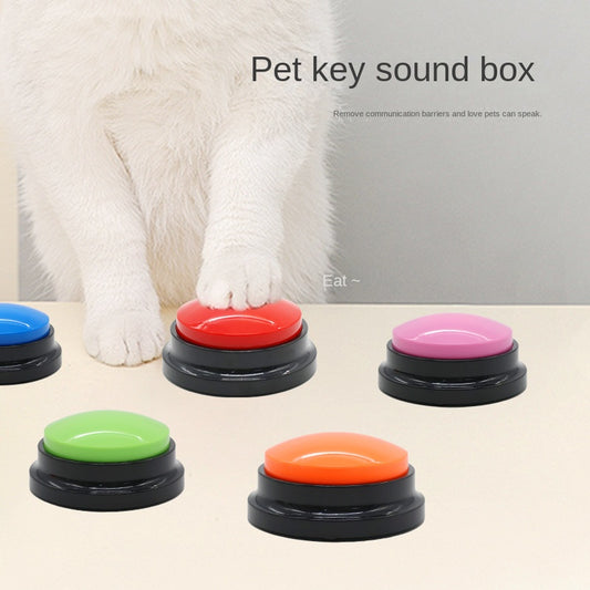 Dog & Cat Talking Button – Pet Communication Key with Voice Recording & Training Toy