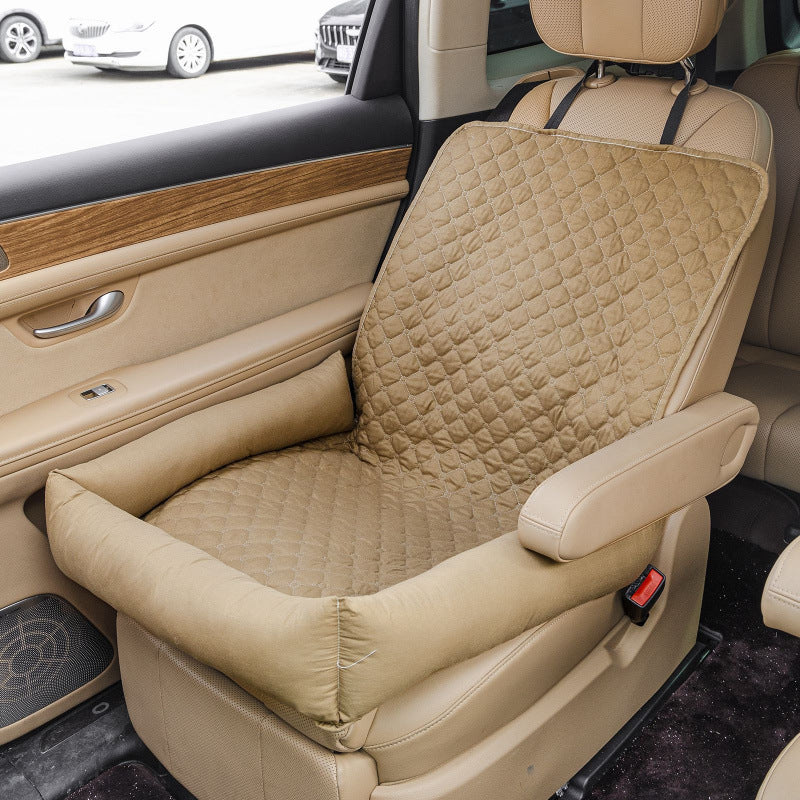 Waterproof Pet Car Seat Cover & Nest Anti-Dirt Protection for Small & Medium Dogs & Cats